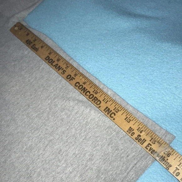 FRUIT of the Loom heather grey pocket T-shirt size XL - Picture 4 of 5